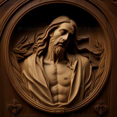 3D model st jesus (STL)